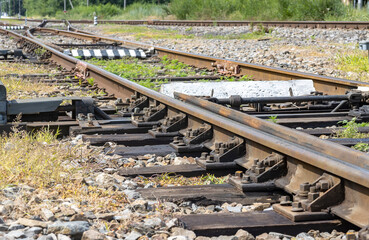 old railway in the countryside