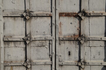 old wooden door