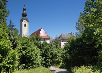 Fototapeta premium Die Propstei Gurnitz bei Klagenfurt / Kärnten / Österreich