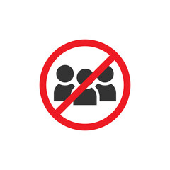 No group of people vector icon