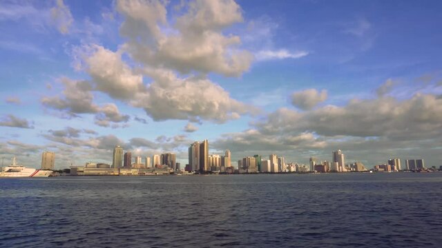 viewing the city from sea