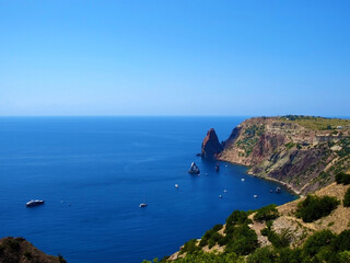 sea ​​landscape in the Crimea
