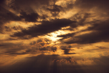 Sonnenuntergang bei der Ostsee (Schönberger Strand) Abends 