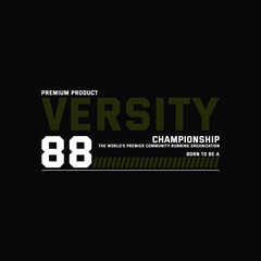 88 versity premium championship vintage style