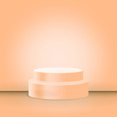 gradation color display product illustration vector image