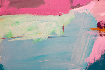 Art on canvas. Oil painting. Acrylic painting. Abstract artwork. Colorful background. Abstract background. Paint structure