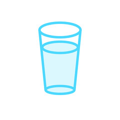 Illustration Vector Graphic of Glass Water icon