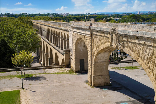 Montpellier, aqueduc Saint-cl&eacute;ment