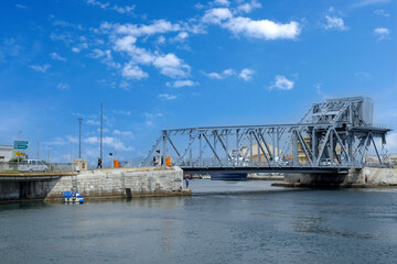 Sète, pont à bascule du Tivoli