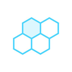 Illustration Vector Graphic of Honey Comb icon