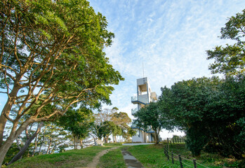 五浦岬公園 展望慰霊塔