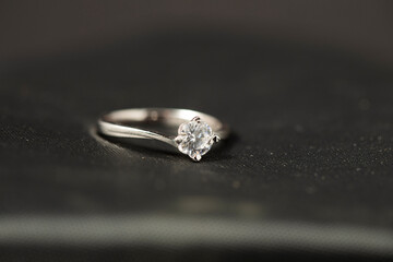 ring with diamonds. Diamond