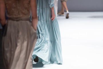 Fashion Show, A Catwalk Event, Runway Show, Model Walking the Catwalk