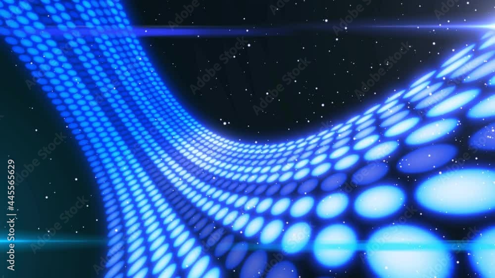 Poster visionary data flow and transfer on cyber space . 3d rendering computer graphic .