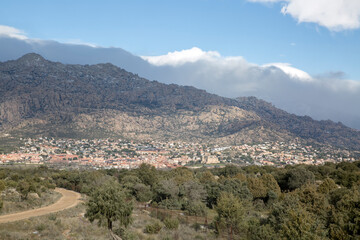 Fototapeta na wymiar Pedriza and Manzanares el Real in Guadarrama National Park; Madrid