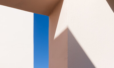 Abstract minimal architecture background photo