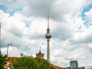 Obraz premium city tv tower