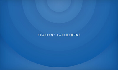 Modern blue gradient color background with dynamic circle layer shape.