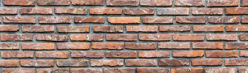 Horizontal panning of a classic brick wall
