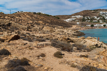 Nudist Gay Elia Beach in Mykonos, Greece