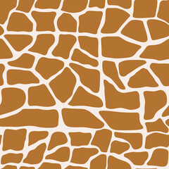 Endless giraffe pattern. Textiles for printing. Seamless print.