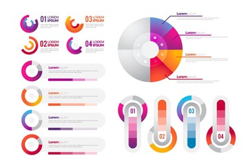 Gradient Infographic Element Pack