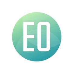 EO Letter Logo Design With Simple style