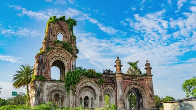 Ancient Ruins of Rajnagar, Old Palace of Hindu King, located in Madhubani district, Bihar tourism