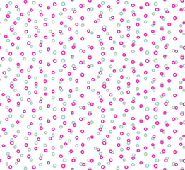 Trendy vector seamless print with dots and spots. Abstract background for children. pattern for printing on fabrics and paper