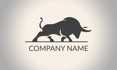 bull logo template
