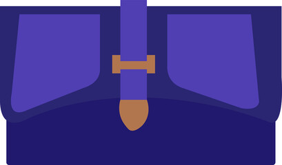 Stylish and modern woman bag illustration.