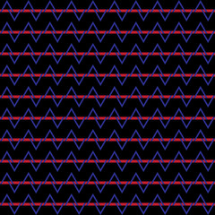 Abstract red and blue patterns on white background, Abstract vector wallpaper, Seamless pattern background.