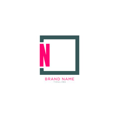 Alphabet letter Initial N, NN logo vector design, minimal, innovative, creative, symbol, sign, monogram, template, logotype, concept, branding for premium business typeface, startup, company etc.