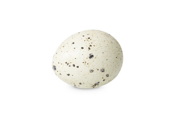 Quail egg on an isolated white background.