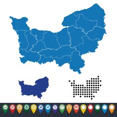 Set maps of Normandy state
