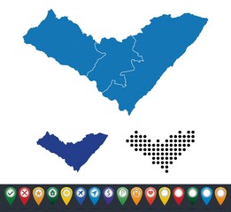 Set maps of Alagoas state