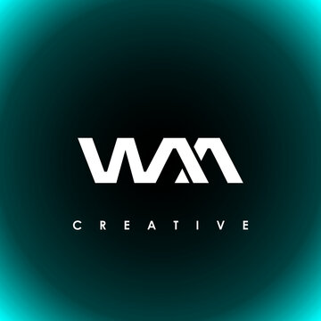 WAA Letter Initial Logo Design Template Vector Illustration