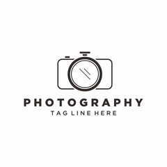 Camera photography logo icon vector
