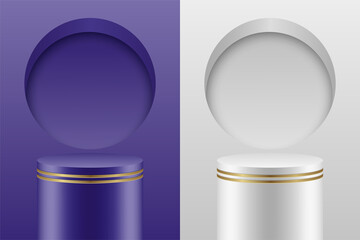 Premium Minimal Abstract Podium Luxury Color