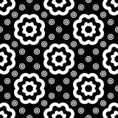 Abstract flower seamless patterns, Abstract vector wallpaper, Seamless pattern background.
