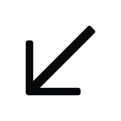 down arrow icon design vector
