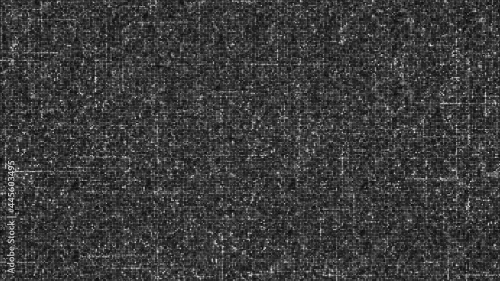 Poster microchip diagram with moving lines. animation. movement of networks and pulses inside computer boar