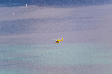 Hubschrauber der Seenotrettung im Einsatz