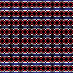 Abstract tricolour patterns on black background, Abstract vector wallpaper, Seamless pattern background.