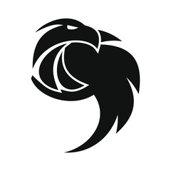 phoenix logo design vector template