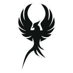 phoenix logo design vector template