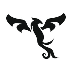 phoenix logo design vector template