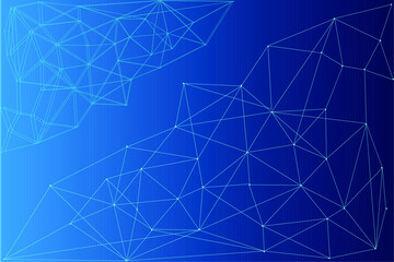Abstract technology background with dots and lines connection. Data and technology concept.