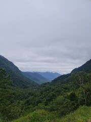 Fototapeta premium mountains and clouds