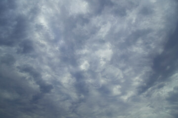 Blue sky background with clouds.